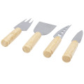 Set de 4 piezas para queso de bambú  "Cheds"