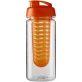 Bidón deportivo con tapa flip e infusor de 600 ml