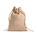 GIBRALTAR. Bolsa de regalo en algodón reciclado (70%) y poliéster (30% rPET) (140 g/m²)