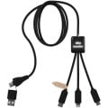 Cable de carga 5 en 1 RPET con transferencia de datos SCX "Design C45"