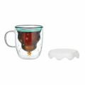 VERDE Taza borosilicato doble pared
