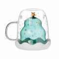 VERDE Taza borosilicato doble pared
