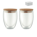 TIRANA SET Juego 2 vasos 350 ml en caja