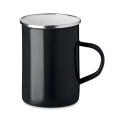 SILVER Taza metal con capa de esmalte