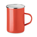 SILVER Taza metal con capa de esmalte