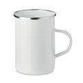 SILVER Taza metal con capa de esmalte
