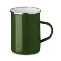 SILVER Taza metal con capa de esmalte