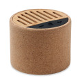 ROUND + Altavoz redondo de corcho