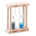 BI Reloj de arena madera