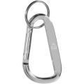 Llavero con mosquetón de aluminio reciclado RCS "Timor"