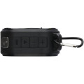 Altavoz solar Bluetooth IPX5 de 3W con mosquetón en plástico reciclado con certificación RCS "Solo" 
