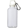 Bidón de 400 ml de plástico reciclado con mosquetón y certificación RCS "Oregon"