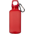 Bidón de 400 ml de plástico reciclado con mosquetón y certificación RCS "Oregon"