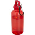 Bidón de 400 ml de plástico reciclado con mosquetón y certificación RCS "Oregon"