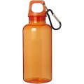 Bidón de 400 ml de plástico reciclado con mosquetón y certificación RCS "Oregon"