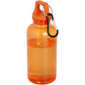 Bidón de 400 ml de plástico reciclado con mosquetón y certificación RCS "Oregon"