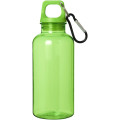 Bidón de 400 ml de plástico reciclado con mosquetón y certificación RCS "Oregon"