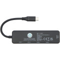 USB 2.0-3.0 con adaptador multimedia de plástico reciclado con puerto HDMI y certificación RCS  "Loop"