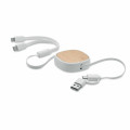 TOGOBAM Cable carga retráctil multiUSB