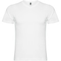 Camiseta de cuello de pico de manga corta para hombre "Samoyedo"