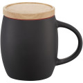 Taza de cerámica de 400 ml con base de madera "Hearth"