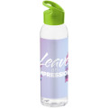 Botella de Tritan™ transparente con tapa de colores de 650 ml "Sky"