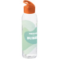 Botella de Tritan™ transparente con tapa de colores de 650 ml "Sky"