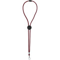 Lanyard bicolor con disco ajustable "Hagen"