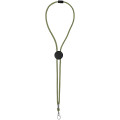 Lanyard bicolor con disco ajustable "Hagen"