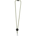 Lanyard bicolor con disco ajustable "Hagen"