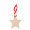 WOOSTAR Estrella de madera colgante