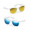 MEKONG. Gafas de sol de PC con montura translúcida