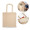 PADOVA. Saco de juco (275 g/m²) com bolso interior em 100% algodão (120 g/m²)
