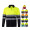 VL VULCAN LARGE. Polo bicolor ojo de pájaro (160g/m²) con manga larga, en poliéster (100%)
