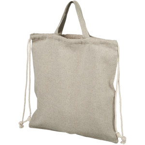 Mochila de cuerdas con asas de algodón reciclado de 150 g/m 6l Pheebs
