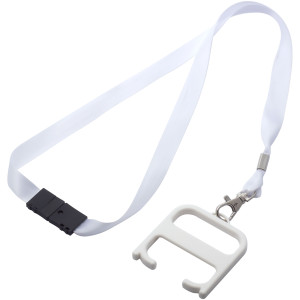 Maneta higiénica con lanyard