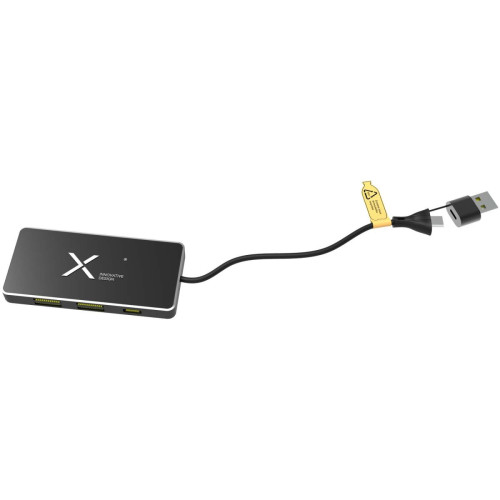 Hub USB 8 en 1 con doble entrada y 6 puertos "SCX.design H20"