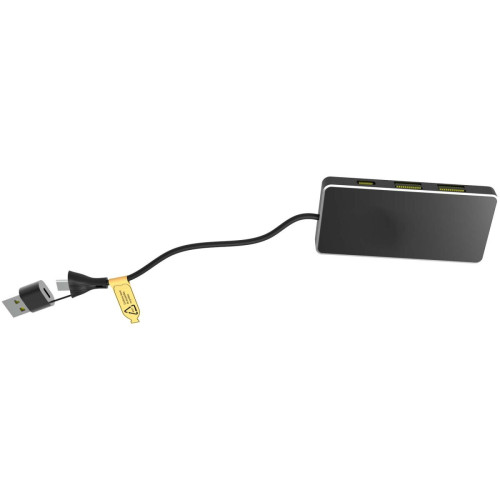 Hub USB 8 en 1 con doble entrada y 6 puertos "SCX.design H20"