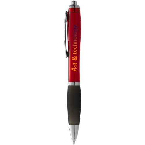 Bolígrafo de color y empuñadura negra "Nash"