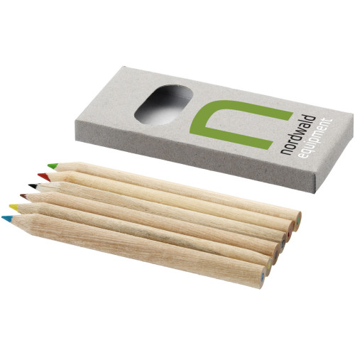 Set de 6 lápices de colores "Ayola"