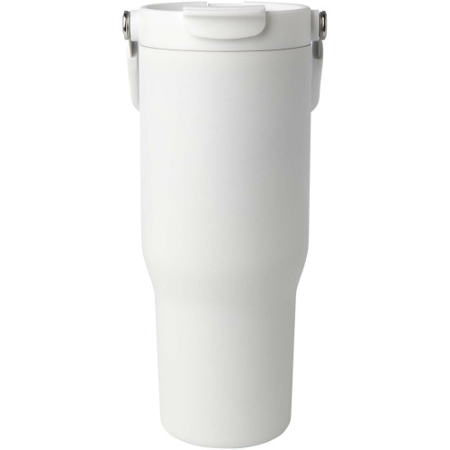 Vaso con aislamiento al vacío de cobre de acero inoxidable reciclado certificado RCS de 900 ml y con tapa de doble función "Bronx"