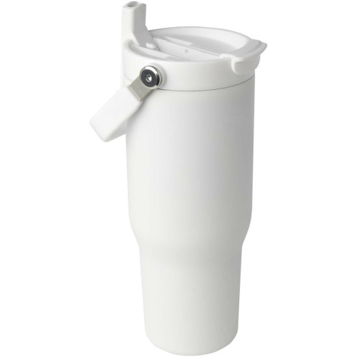 Vaso con aislamiento al vacío de cobre de acero inoxidable reciclado certificado RCS de 900 ml y con tapa de doble función "Bronx"