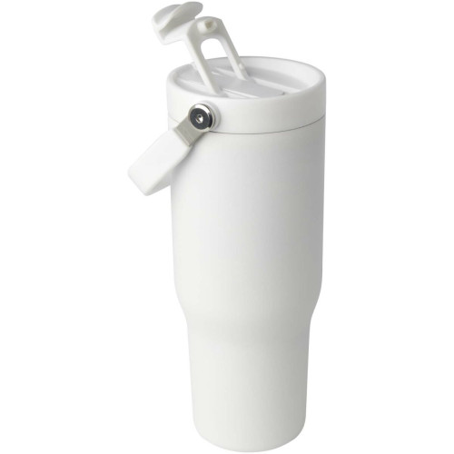 Vaso con aislamiento al vacío de cobre de acero inoxidable reciclado certificado RCS de 900 ml y con tapa de doble función "Bronx"