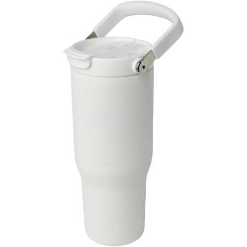 Vaso con aislamiento al vacío de cobre de acero inoxidable reciclado certificado RCS de 900 ml y con tapa de doble función "Bronx"