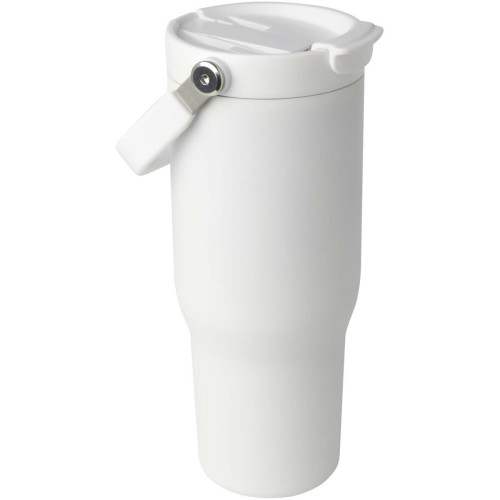 Vaso con aislamiento al vacío de cobre de acero inoxidable reciclado certificado RCS de 900 ml y con tapa de doble función "Bronx"