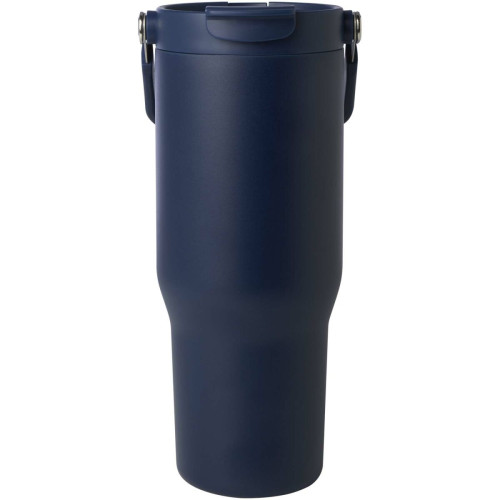 Vaso con aislamiento al vacío de cobre de acero inoxidable reciclado certificado RCS de 900 ml y con tapa de doble función "Bronx"