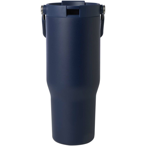 Vaso con aislamiento al vacío de cobre de acero inoxidable reciclado certificado RCS de 900 ml y con tapa de doble función "Bronx"