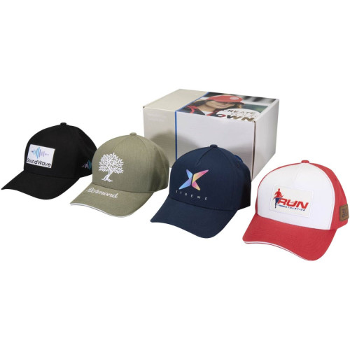 Kit de muestras de gorras recicladas