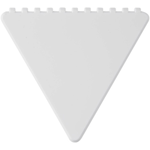 Frosty triangular recycled plastic ice scraper