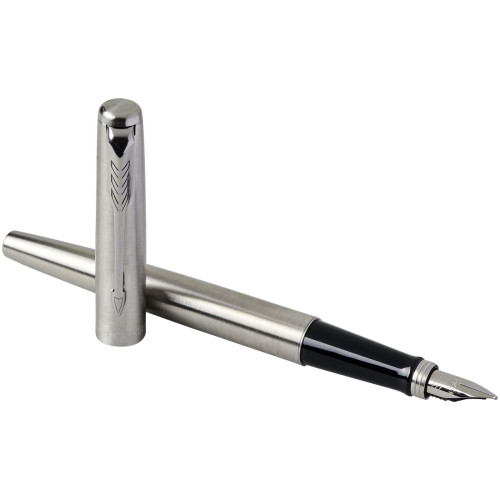 Parker pluma estilográfica de acero inoxidable "Jotter"